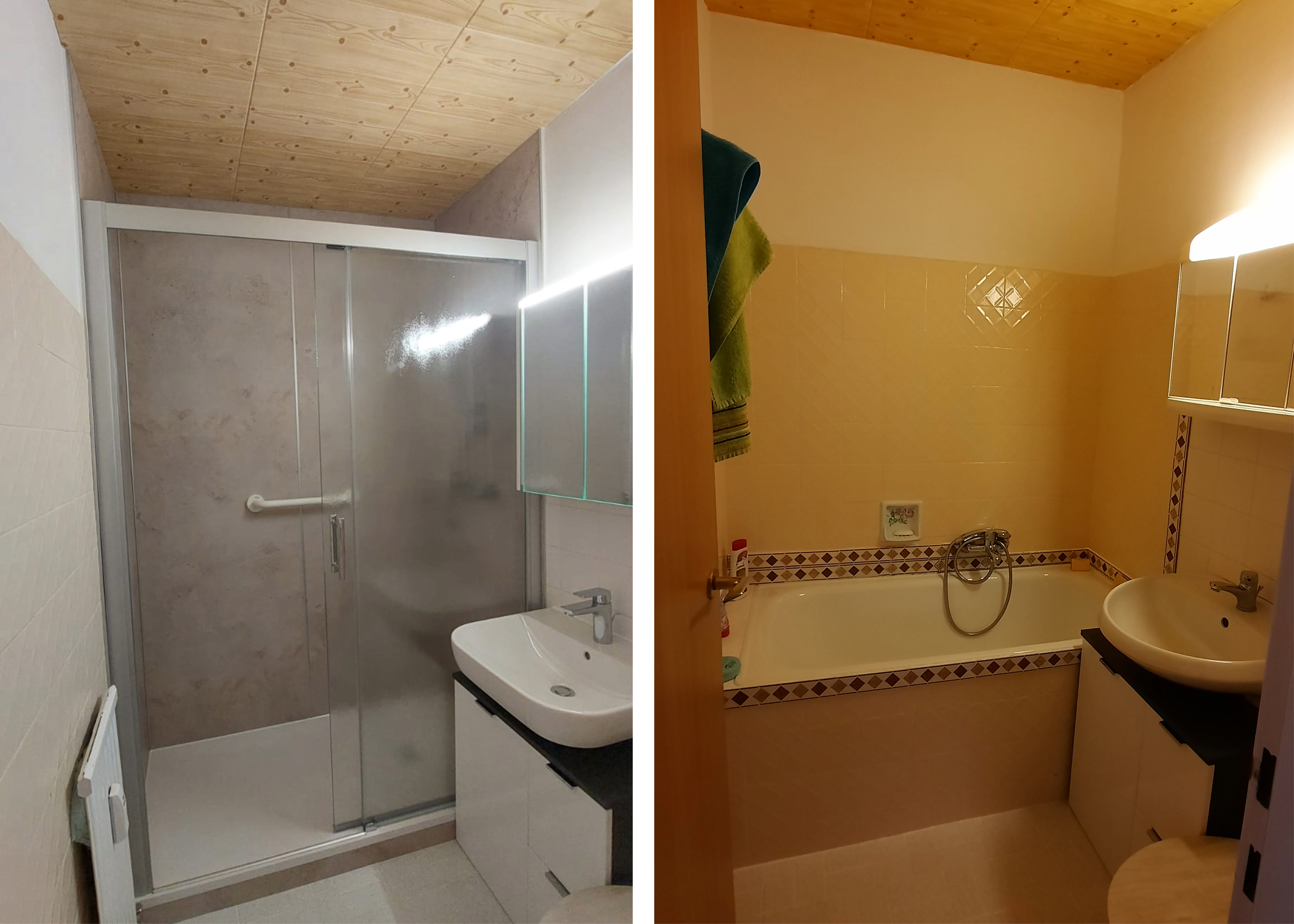 Wanne raus – Dusche rein