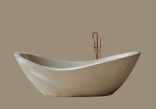 Mineralguss Badewanne