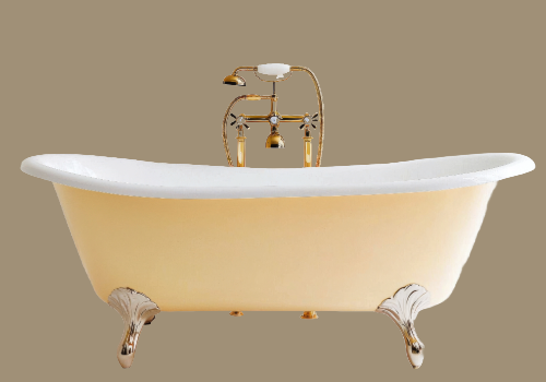 Emaillierte Badewanne
