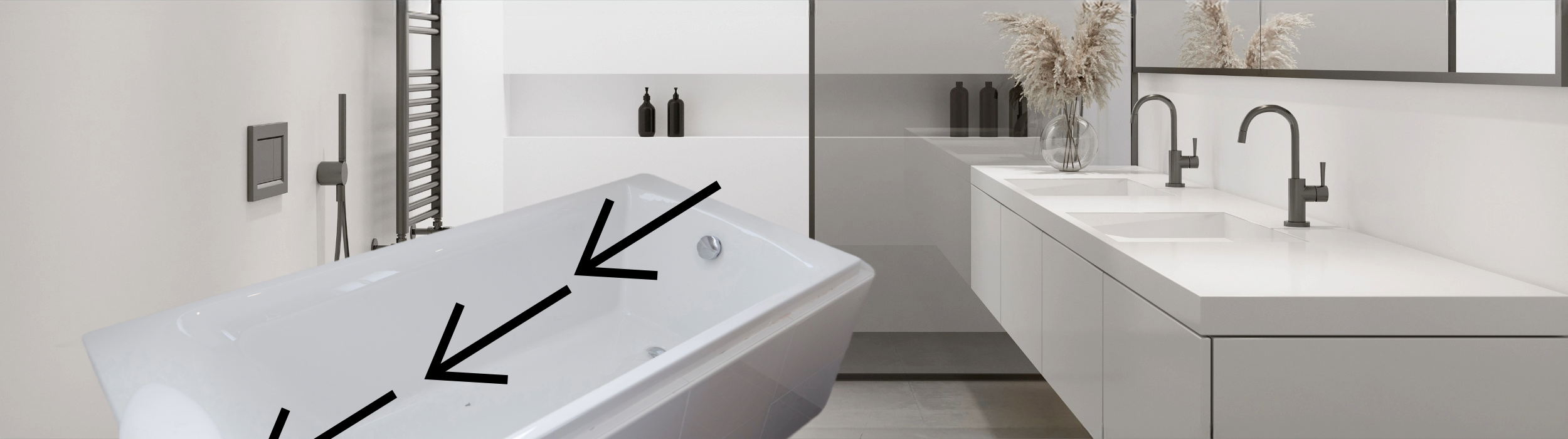 wanne raus dusche rein
